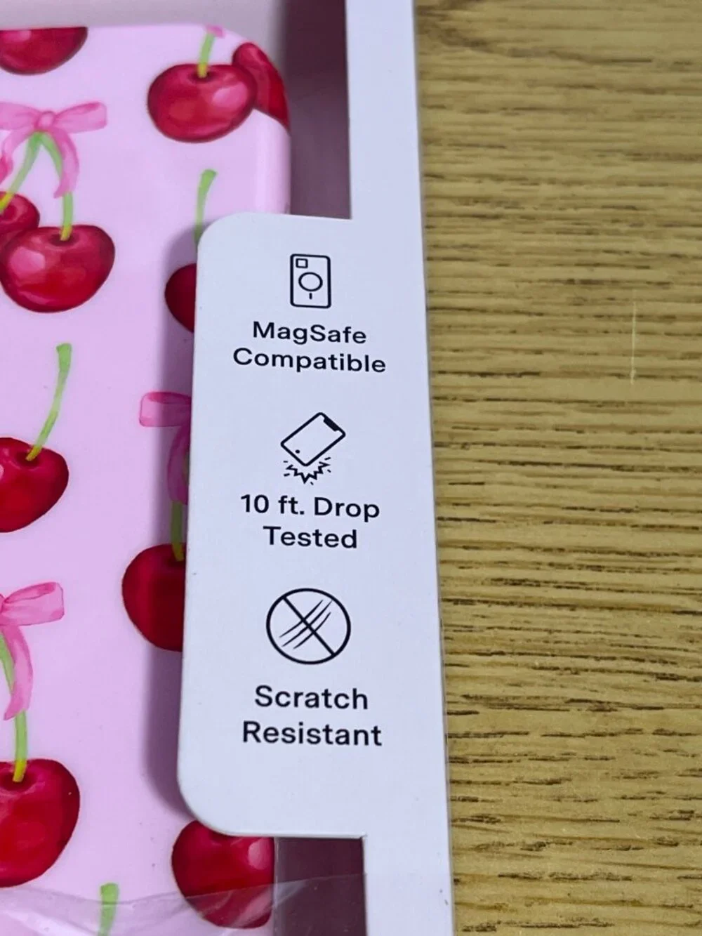 Velvet Caviar iPhone 16 Case Cherry Pink MagSafe 10 Ft Drop Scratch Resistant